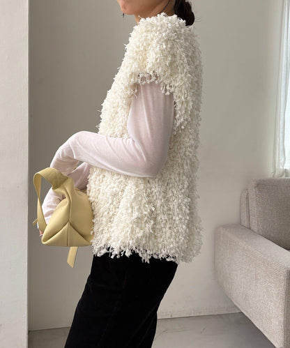 【適合長季節穿著】圈圈紗流蘇上衣