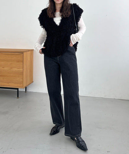 【適合長季節穿著】圈圈紗流蘇上衣