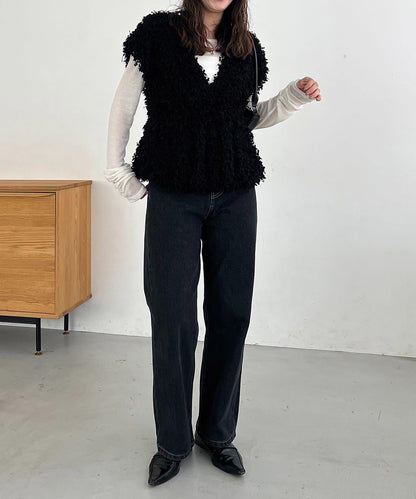 【適合長季節穿著】圈圈紗流蘇上衣