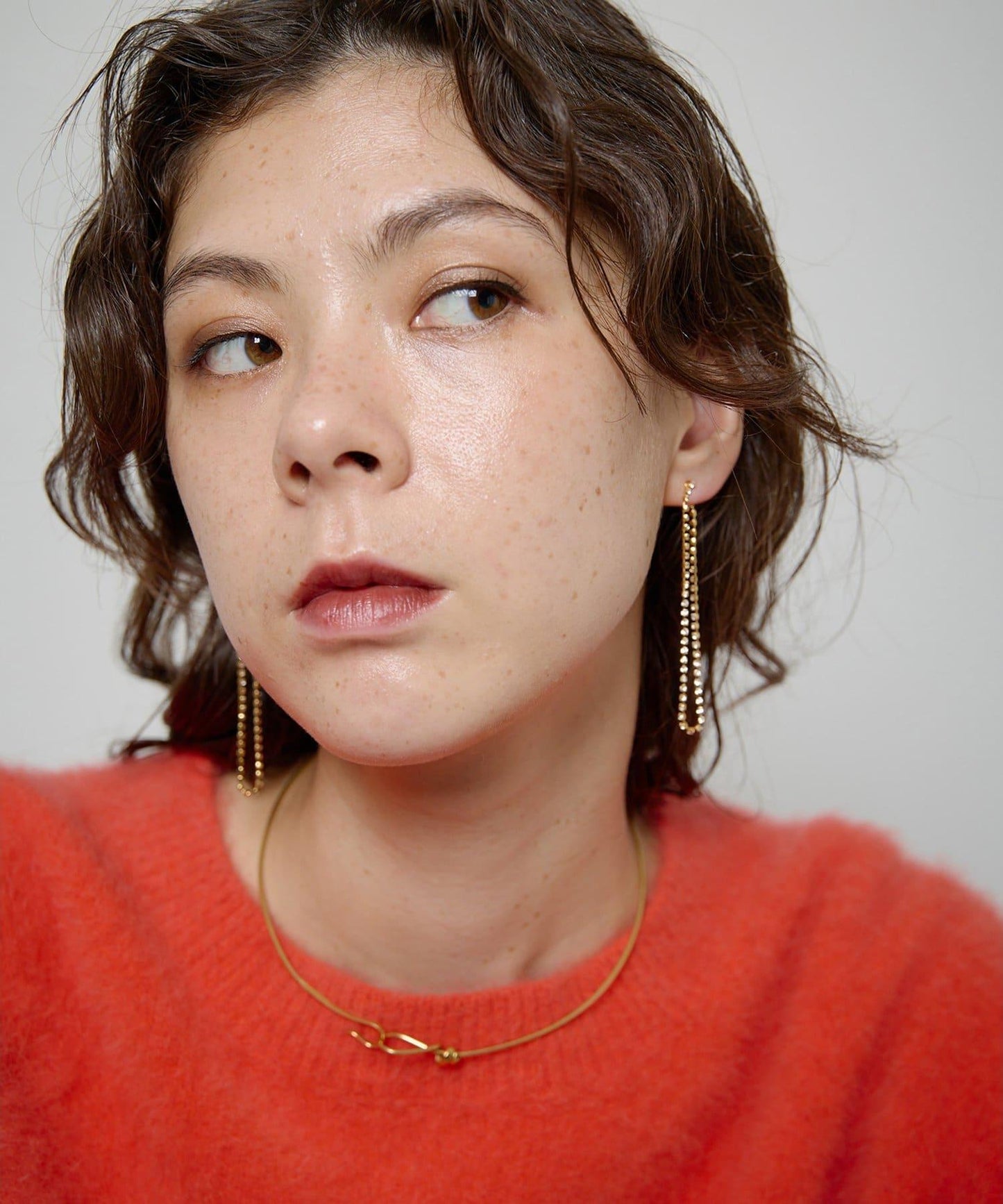 【網紅聯名】水晶裝飾耳環GD