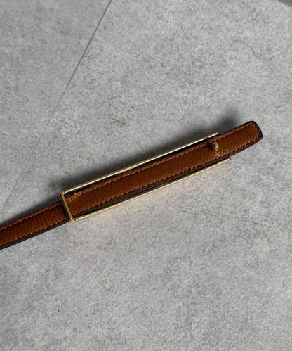 【ATELIER AMBOISE】雙面可用板扣腰帶