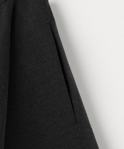 扇貝邊斗篷套裝褲