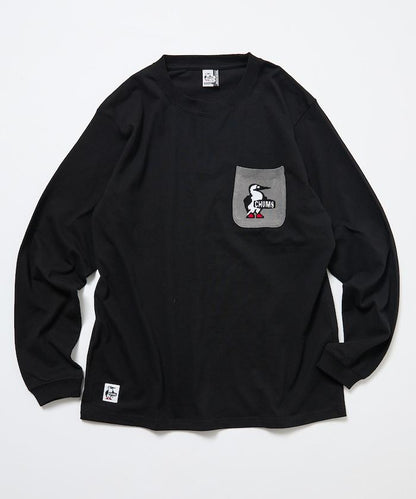 CHUMS×FREAK'S STORE特別款 Booby Bird針織口袋圓領長袖T恤