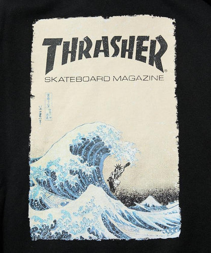 THRASHER×FREAK'S STORE 特別款 寬鬆版型 背部印花 套頭衛衣 / Japan Art