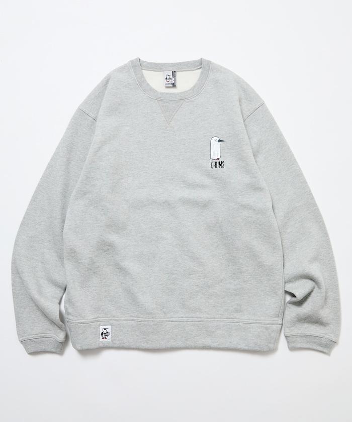 CHUMS×FREAK'S STORE/CHUMS特別款 隨機Booby鳥背部印花圓領衛衣/幽靈圖案