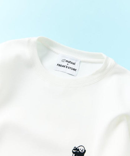 matsui×FREAK'S STORE 特別款「TENNIS」抽繩後背印花圓領衛衣