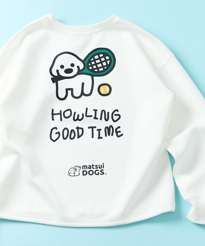matsui×FREAK'S STORE 特別款「TENNIS」抽繩後背印花圓領衛衣