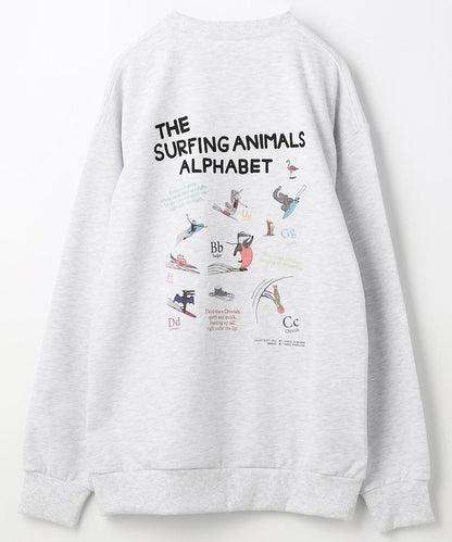 Surfing animals 動物衝浪 圓領衛衣