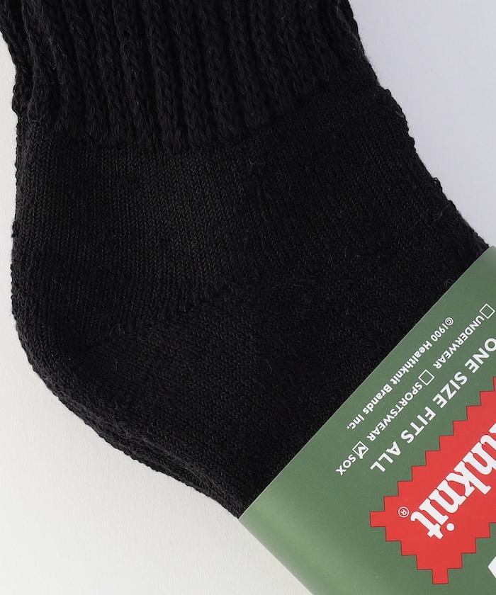 シンカー BLACK 無圖案中筒襪（適合25.0-27.0cm）