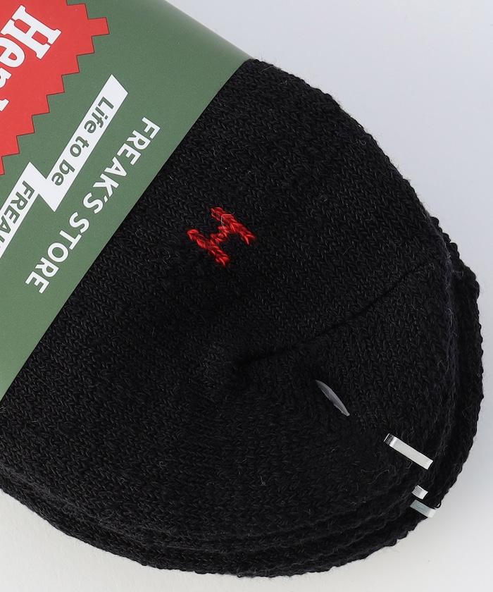 シンカー BLACK 無圖案中筒襪（適合25.0-27.0cm）