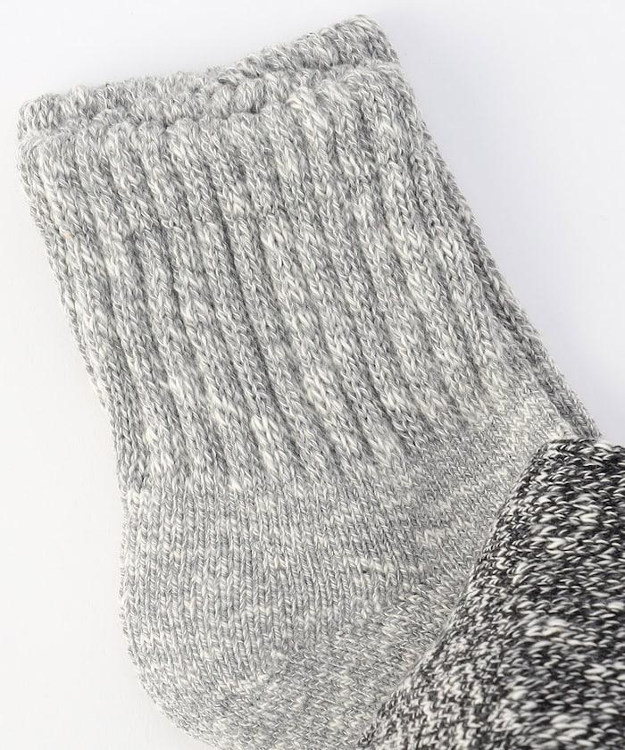 基礎混色粗紡四分襪（適合25.0-27.0cm）