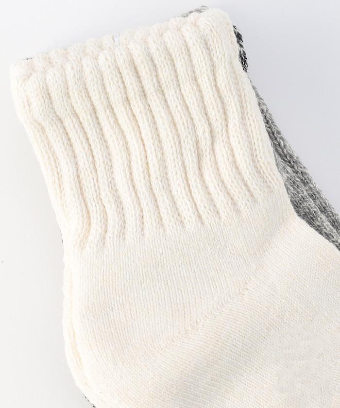 基礎混色粗紡四分襪（適合25.0-27.0cm）