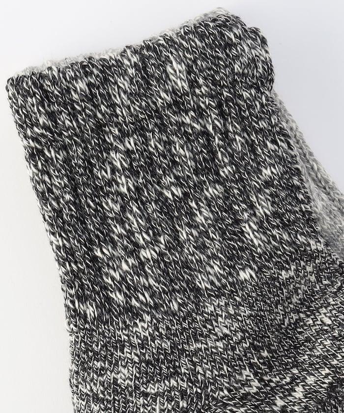 基礎混色粗紡四分襪（適合25.0-27.0cm）