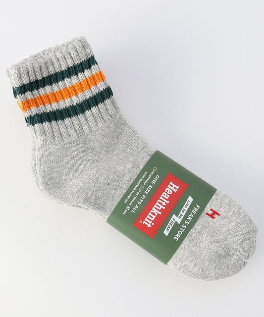 混紡拼色條紋四分襪（適合25.0-27.0cm）