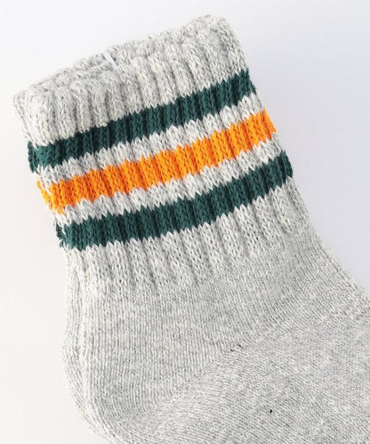 混紡拼色條紋四分襪（適合25.0-27.0cm）