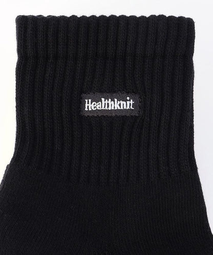 簡約標誌刺繡中筒襪（適合25.0-27.0cm）