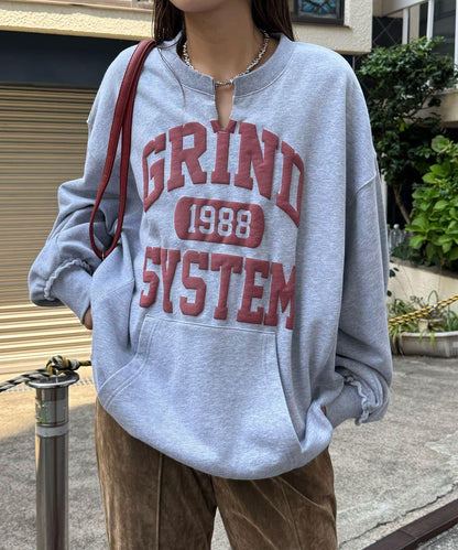 寬鬆學院風開衫衛衣