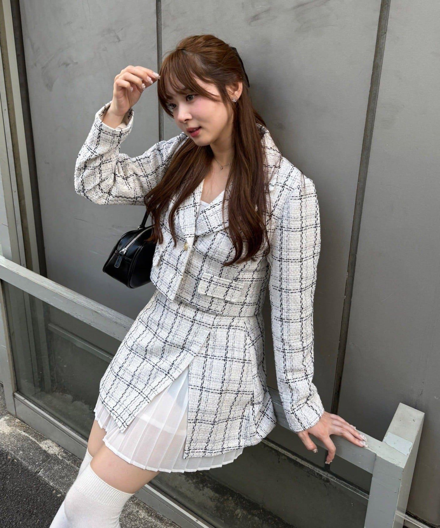 粗花呢夾克【可搭配套裝】