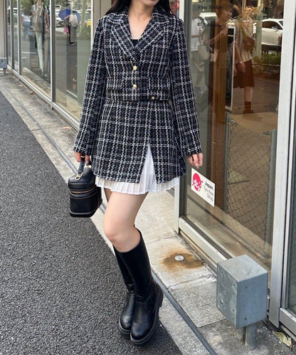 粗花呢夾克【可搭配套裝】