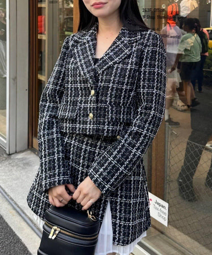 粗花呢夾克【可搭配套裝】