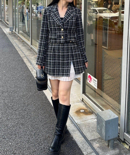 粗花呢夾克【可搭配套裝】