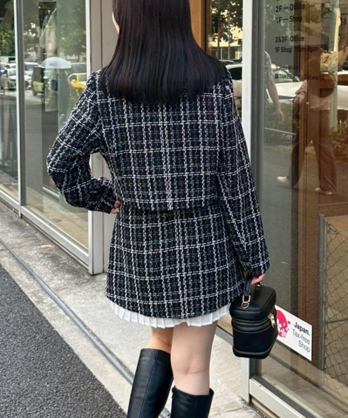 粗花呢夾克【可搭配套裝】