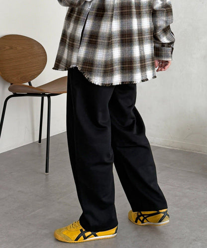 加絨彎曲運動褲