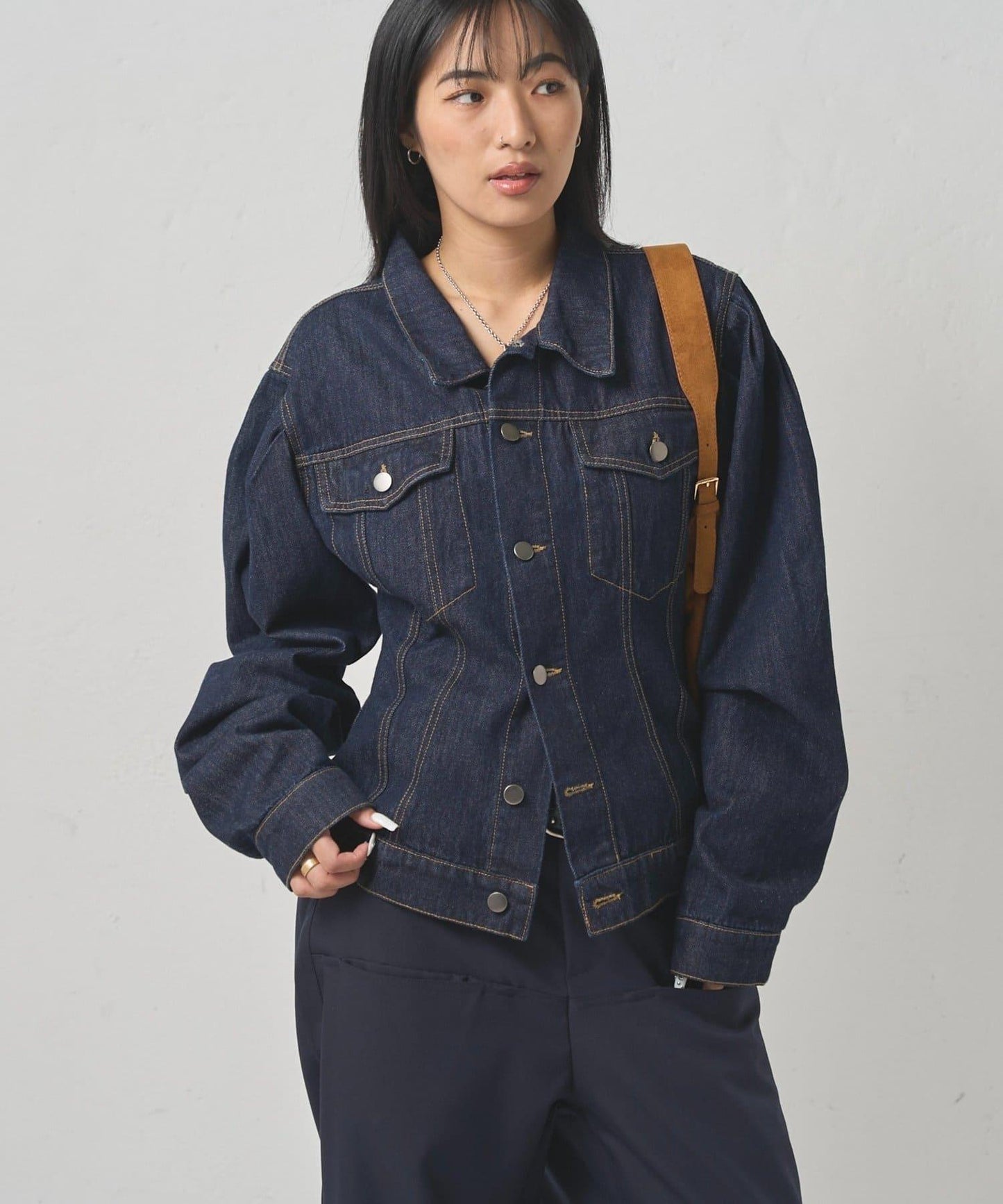 【WHO'S WHO gallery】泡泡袖牛仔夾克