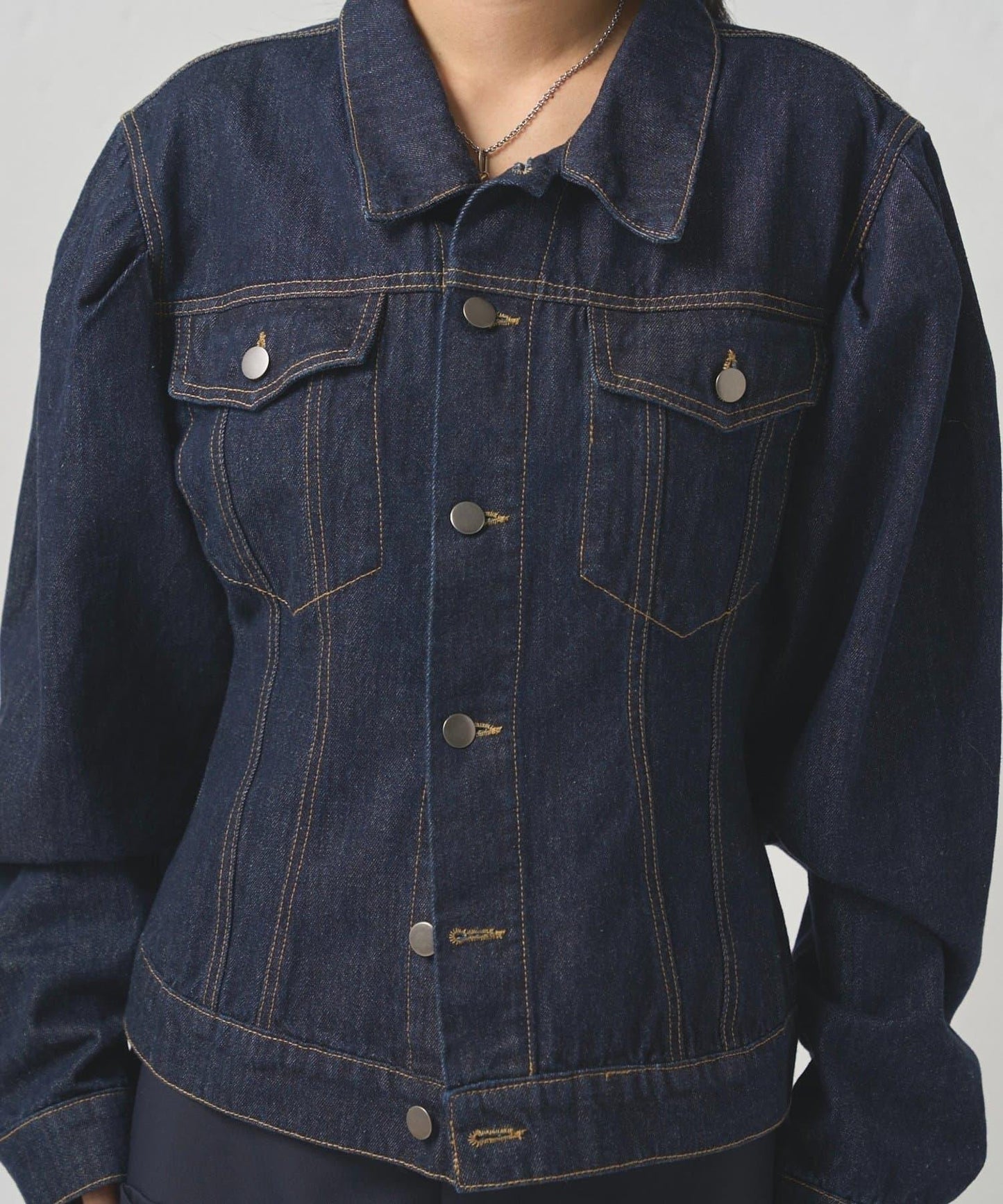 【WHO'S WHO gallery】泡泡袖牛仔夾克