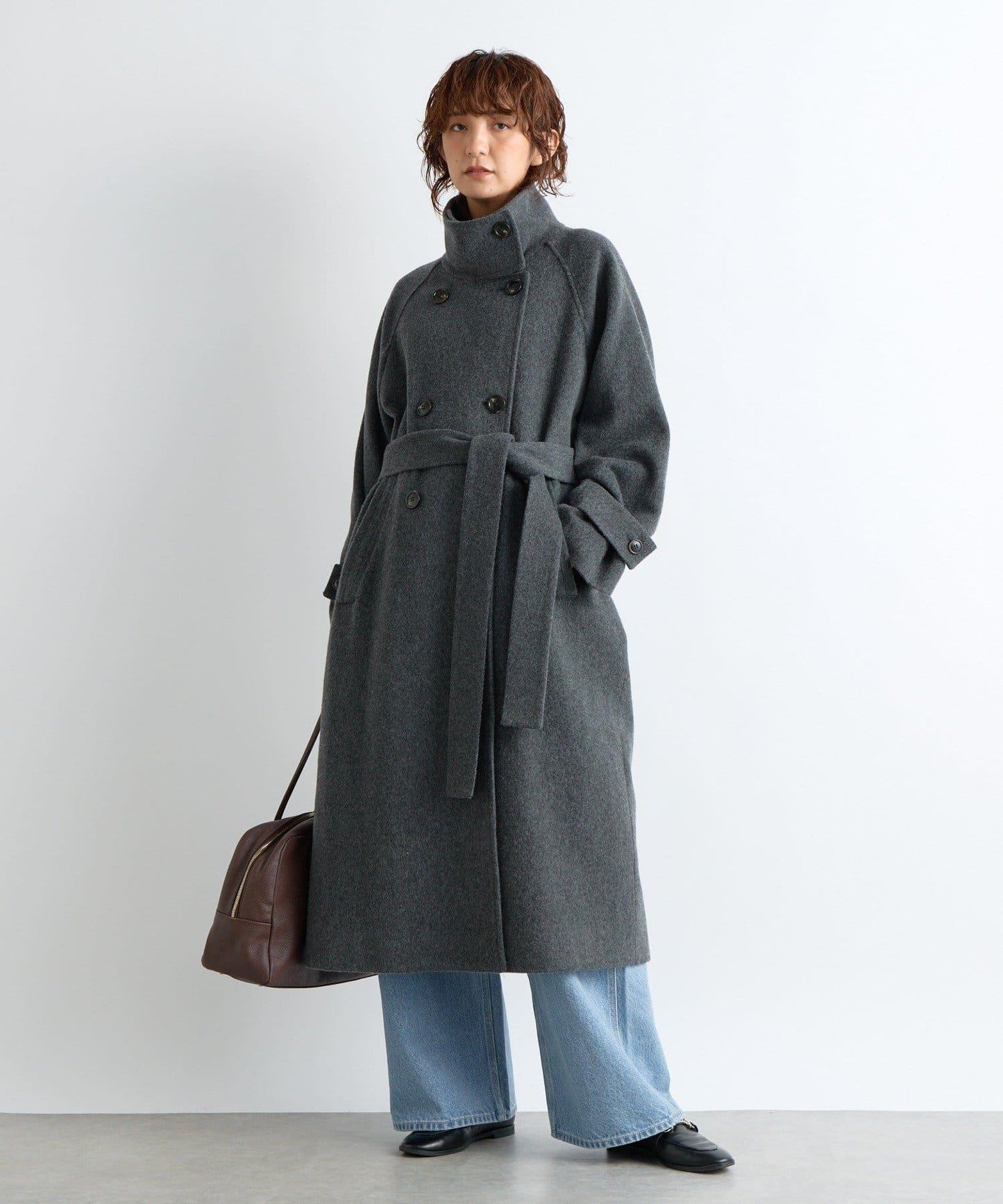 【MONN.:.(モン)】寬鬆工裝牛仔褲