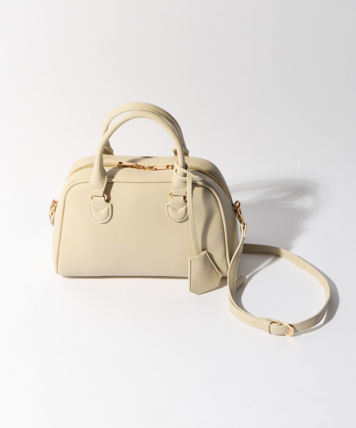 【cache cache】荔枝紋仿皮波士頓包