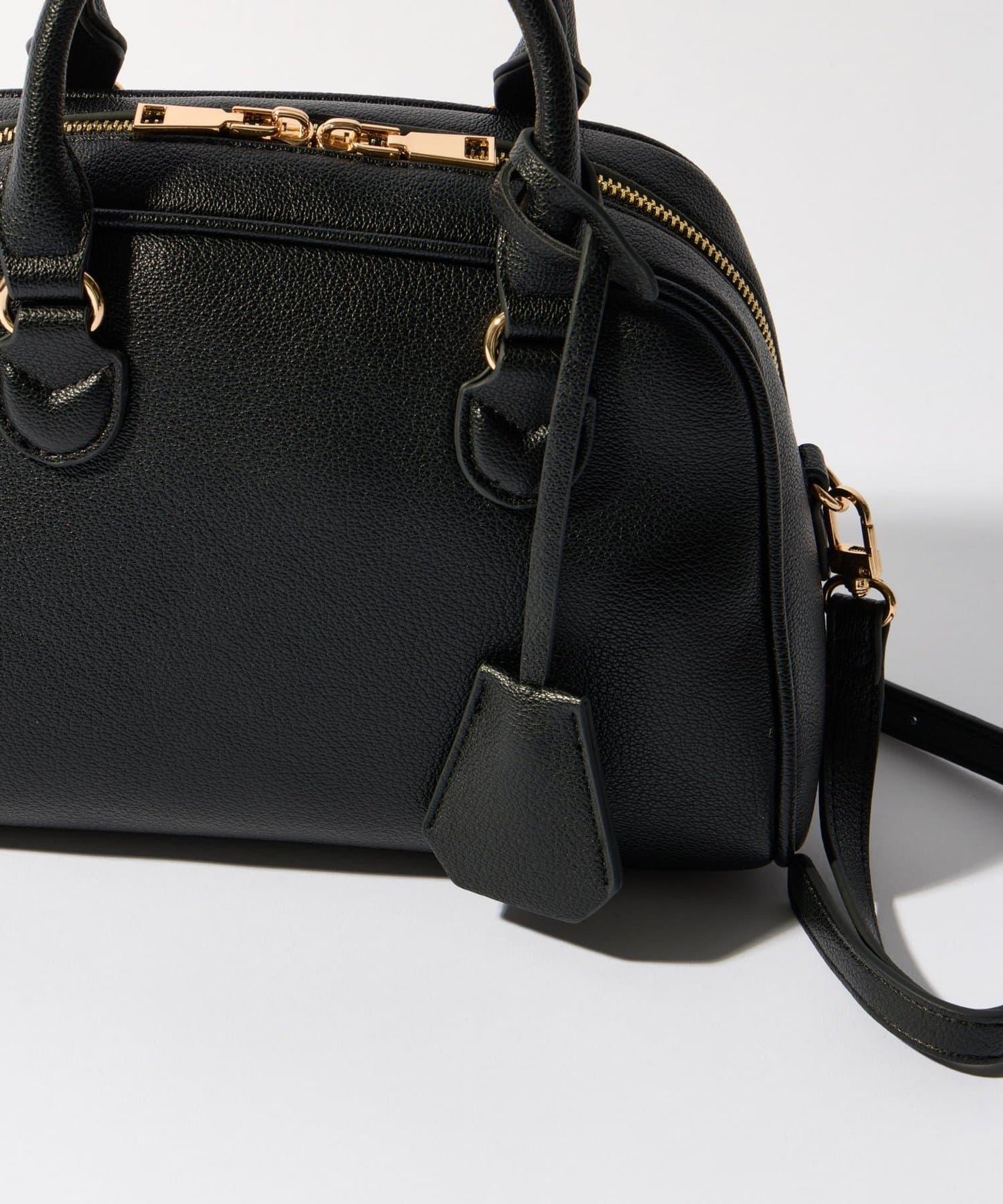 【cache cache】荔枝紋仿皮波士頓包