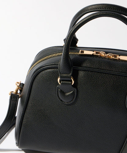 【cache cache】荔枝紋仿皮波士頓包