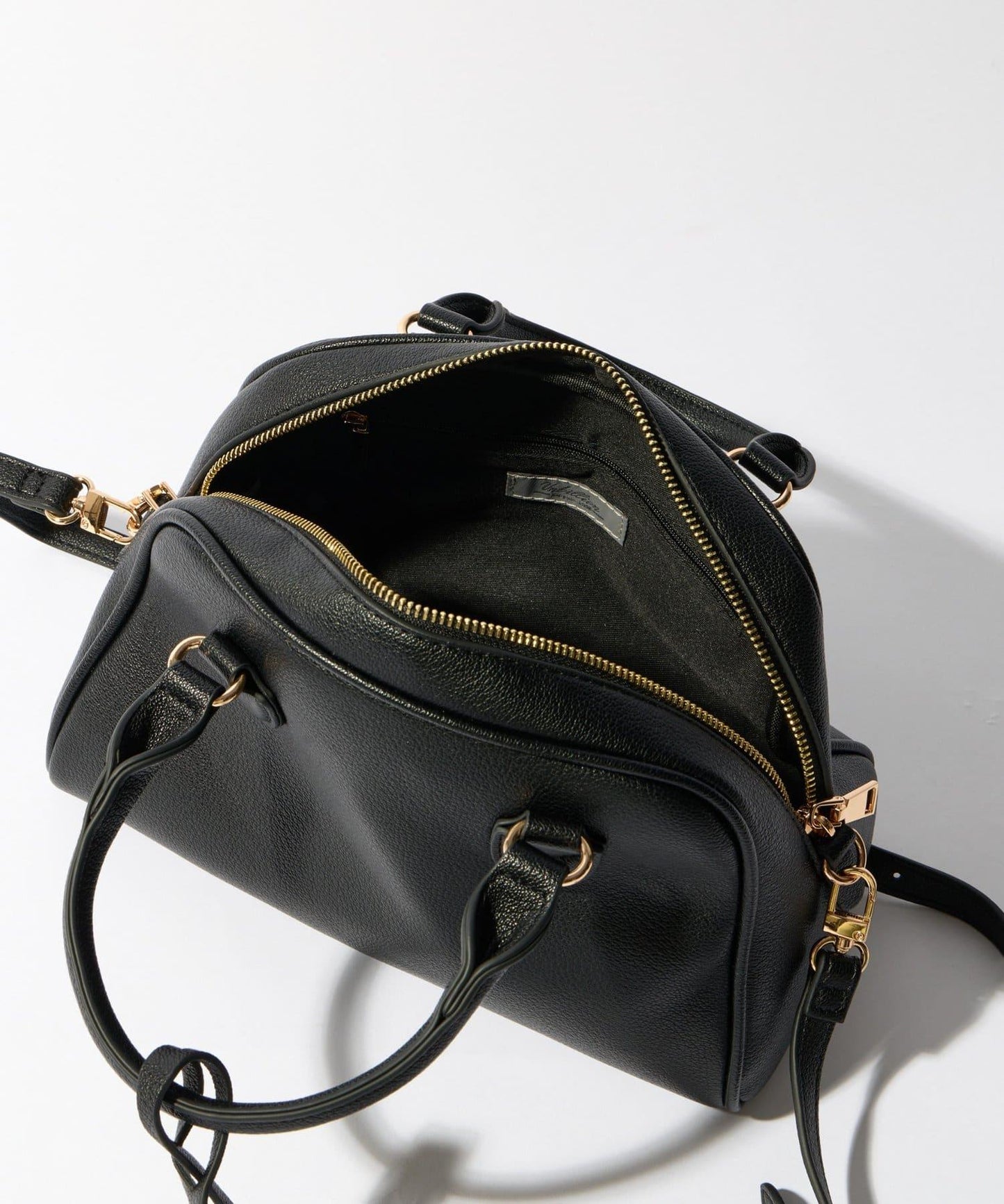 【cache cache】荔枝紋仿皮波士頓包