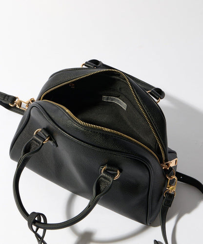 【cache cache】荔枝紋仿皮波士頓包