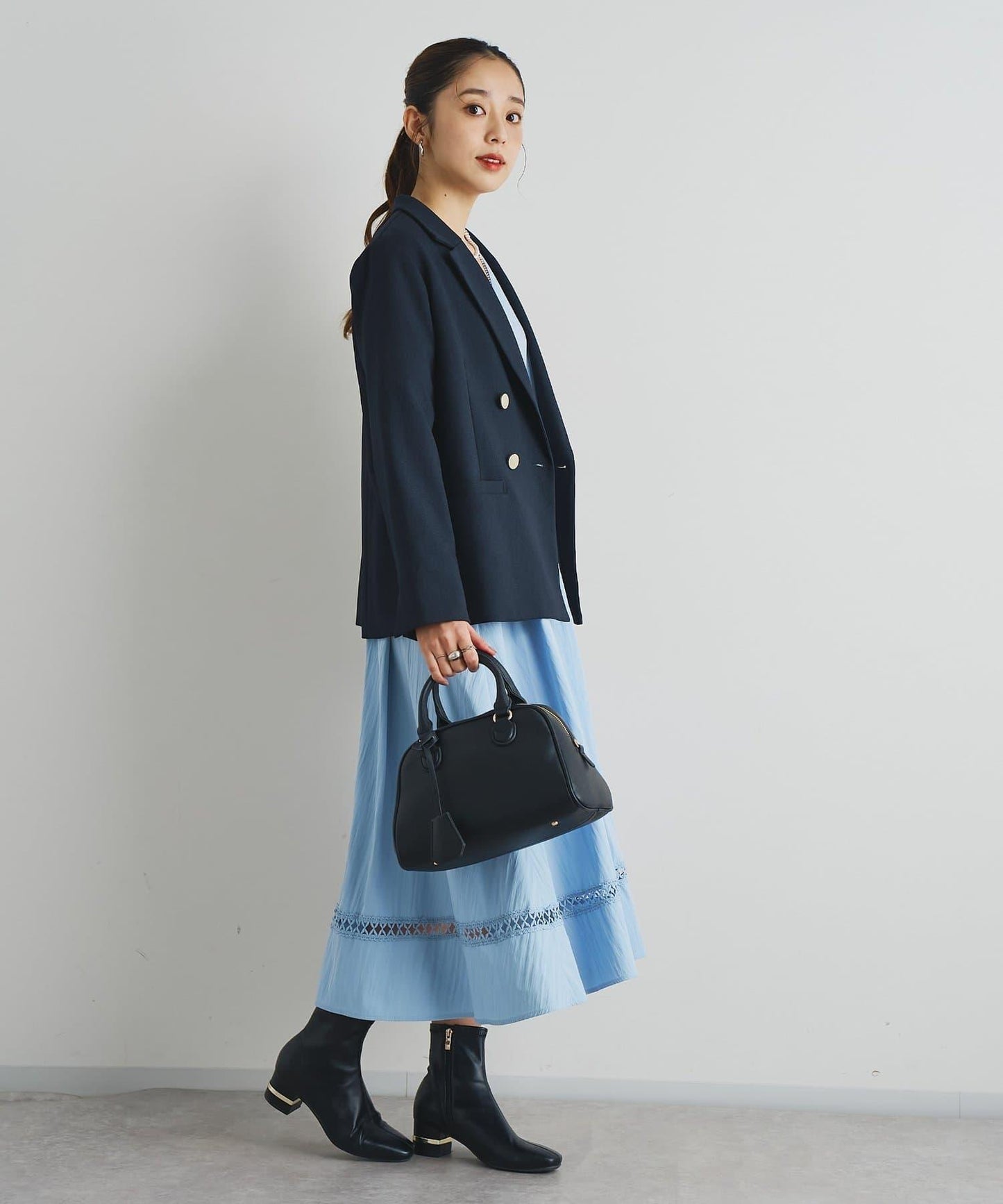 【cache cache】荔枝紋仿皮波士頓包