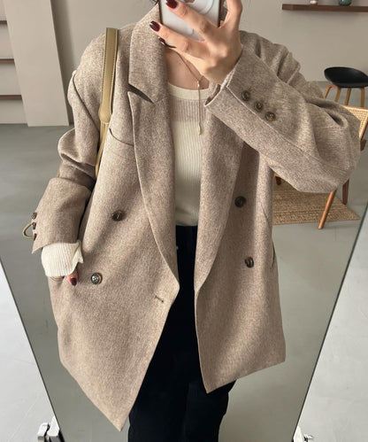 【CAPRICIEUX LE'MAGE×nanaco聯名】粗花呢夾克