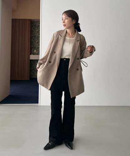 【CAPRICIEUX LE'MAGE×nanaco聯名】粗花呢夾克