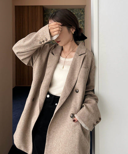 【CAPRICIEUX LE'MAGE×nanaco聯名】粗花呢夾克