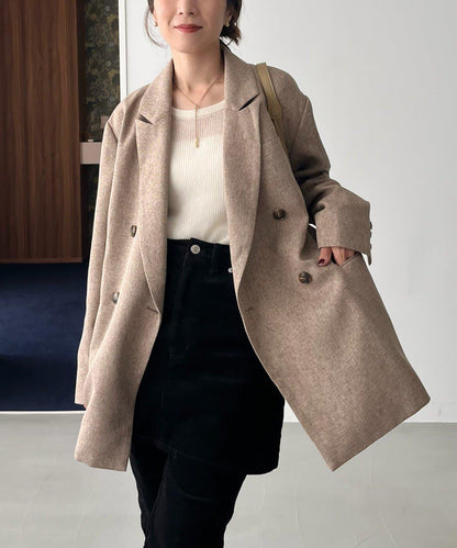 【CAPRICIEUX LE'MAGE×nanaco聯名】粗花呢夾克