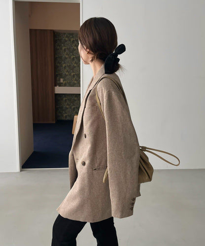 【CAPRICIEUX LE'MAGE×nanaco聯名】粗花呢夾克