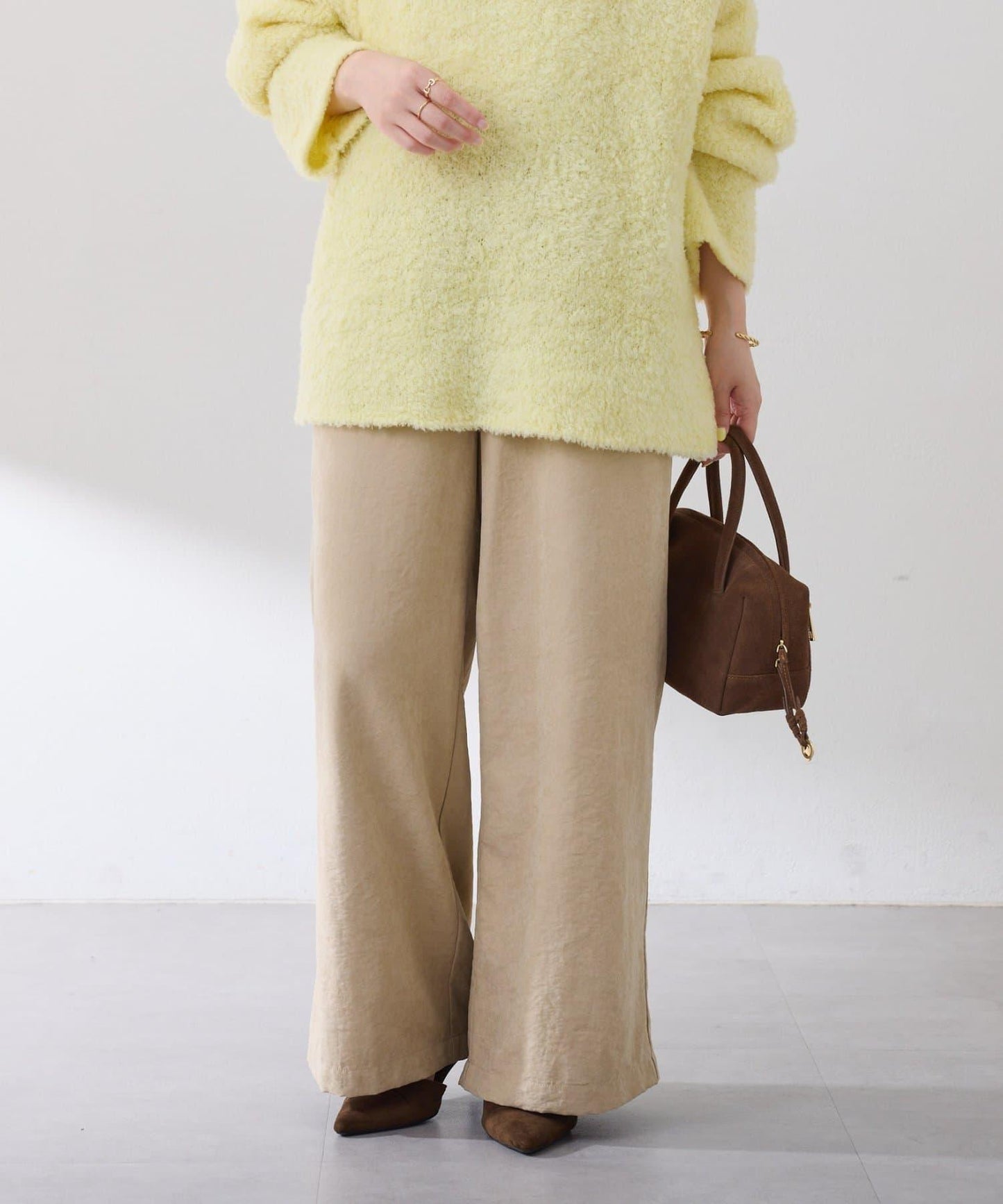 【可調節腰圍】桃色休閒褲