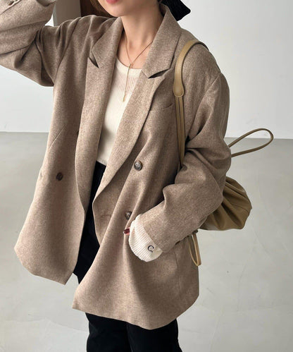 【CAPRICIEUX LE'MAGE×nanaco聯名】粗花呢夾克