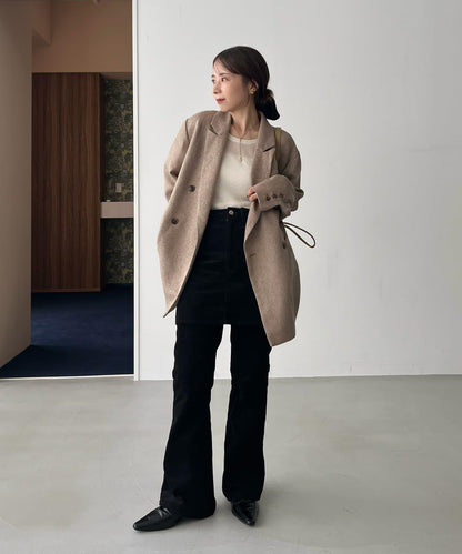 【CAPRICIEUX LE'MAGE×nanaco聯名】粗花呢夾克