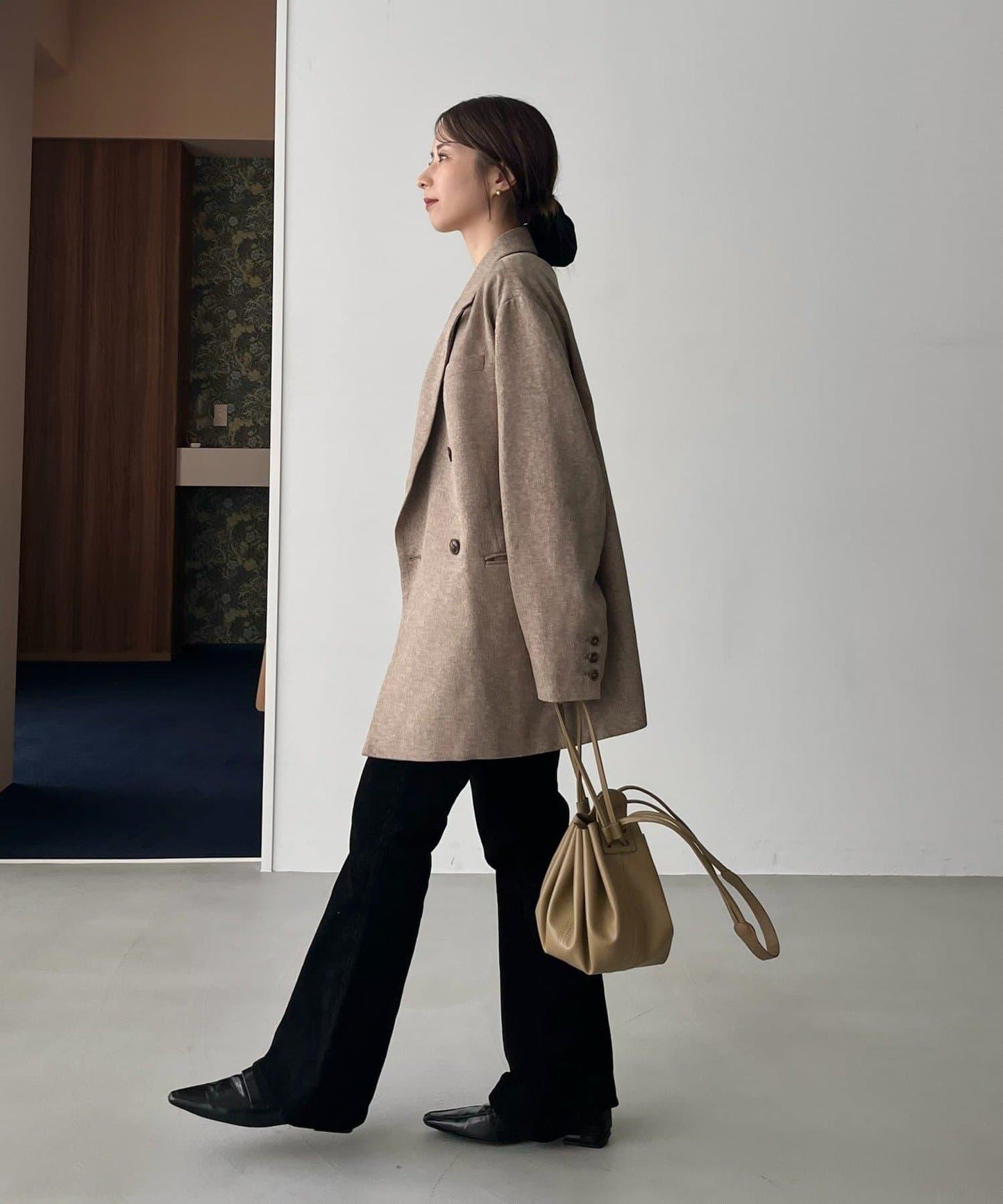 【CAPRICIEUX LE'MAGE×nanaco聯名】粗花呢夾克