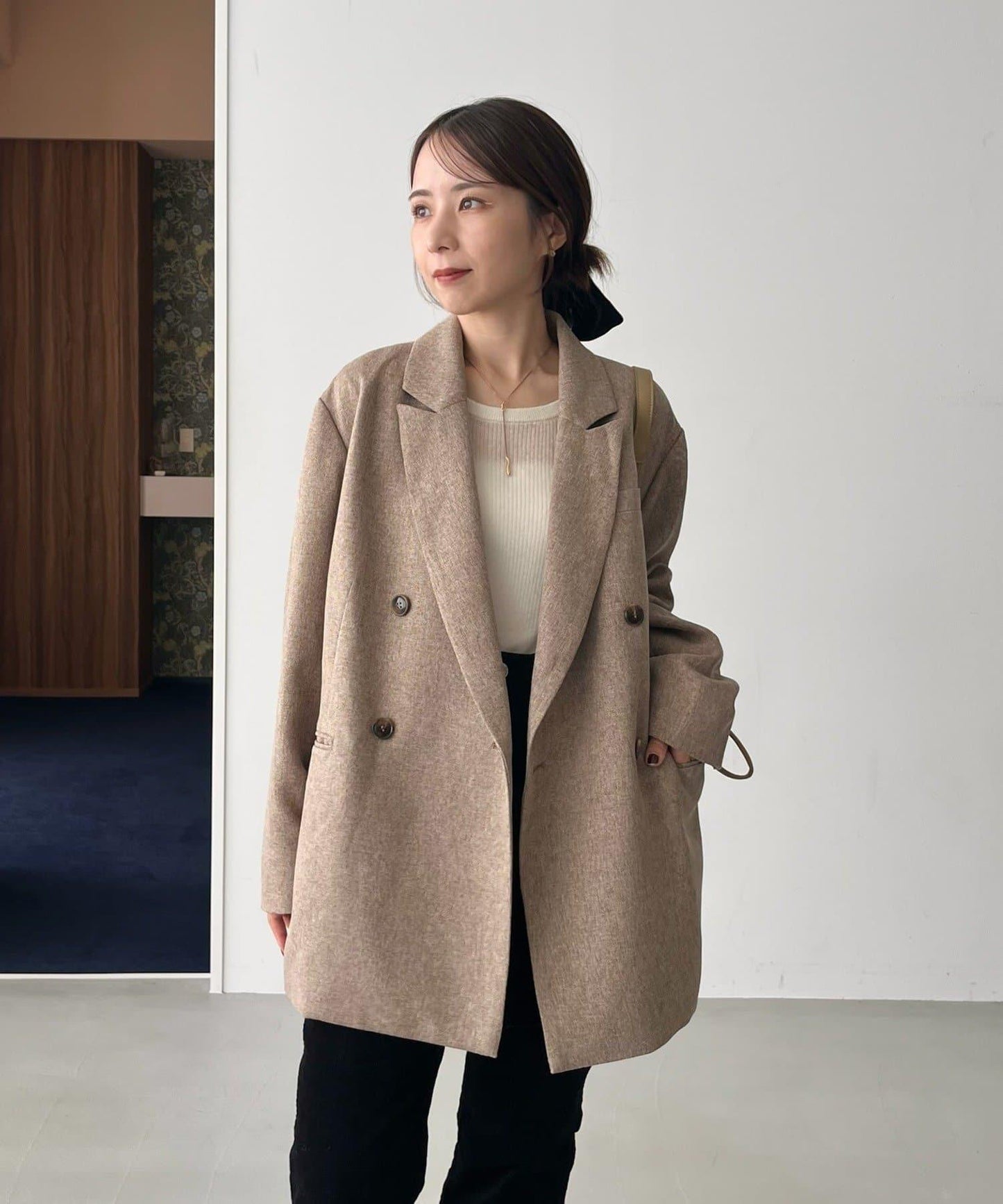 【CAPRICIEUX LE'MAGE×nanaco聯名】粗花呢夾克