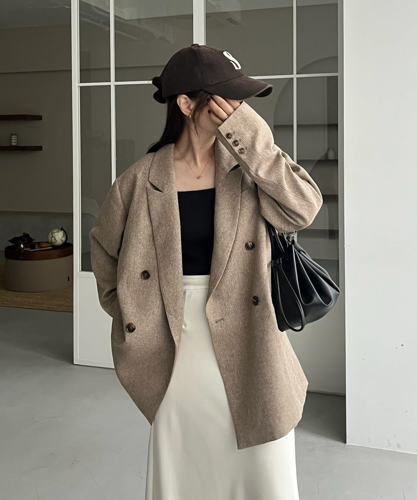 【CAPRICIEUX LE'MAGE×nanaco聯名】粗花呢夾克