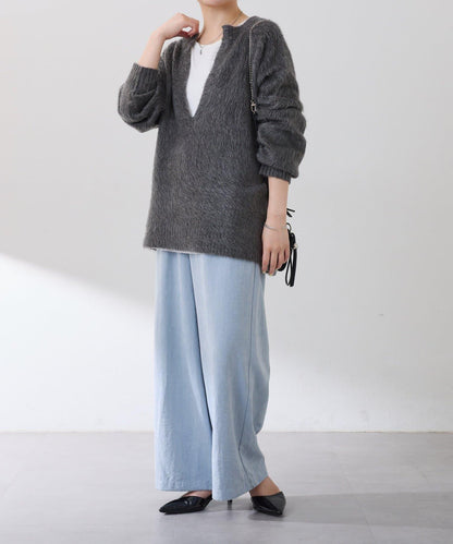 【可調節腰圍】桃色休閒褲