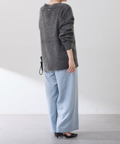 【可調節腰圍】桃色休閒褲