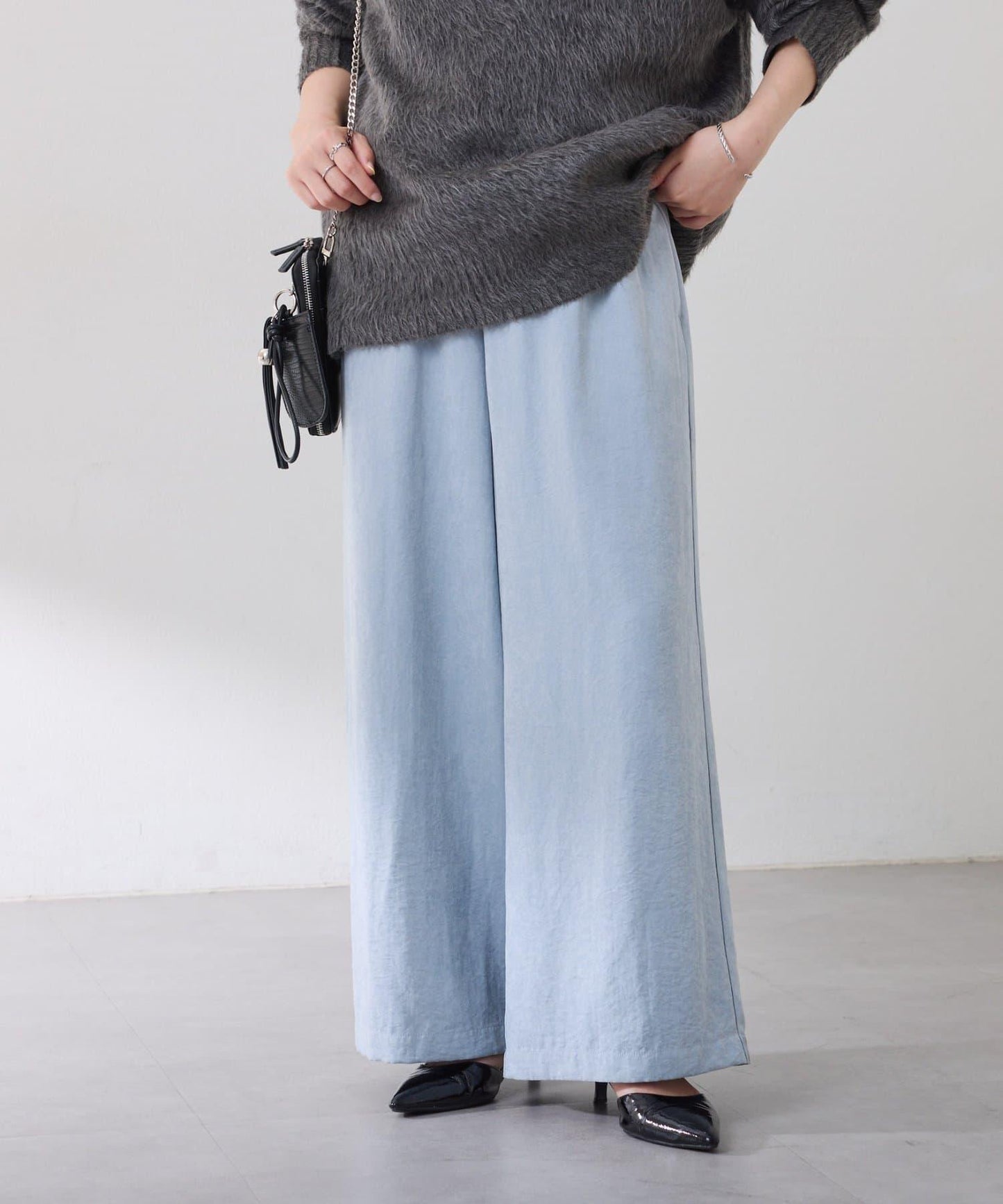 【可調節腰圍】桃色休閒褲